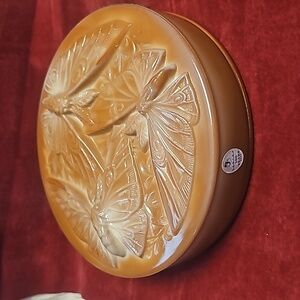Fenton 2005 Chocolate BonBon, hand painted and signed by Randy Fenton #969/2500